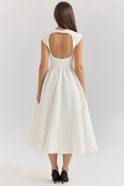 Debütantinnen-Midikleid - Elfenbein