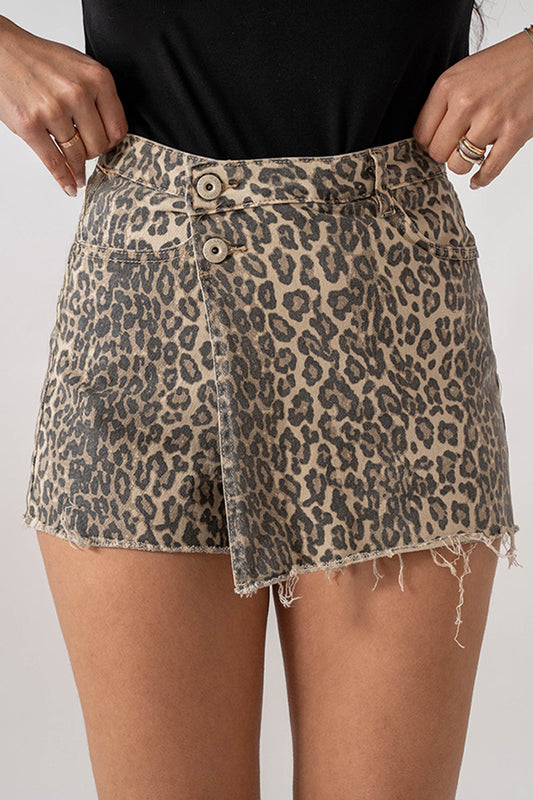 Lagenförmige High Waist Denim-Röcke mit rohem Saum und Quasten-Detail für Streetwear und Freizeit